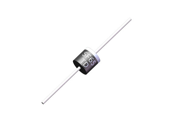 Axial Plastic Silicon Diode chỉnh lưu phục hồi siêu nhanh SF68 6A 600V R 6